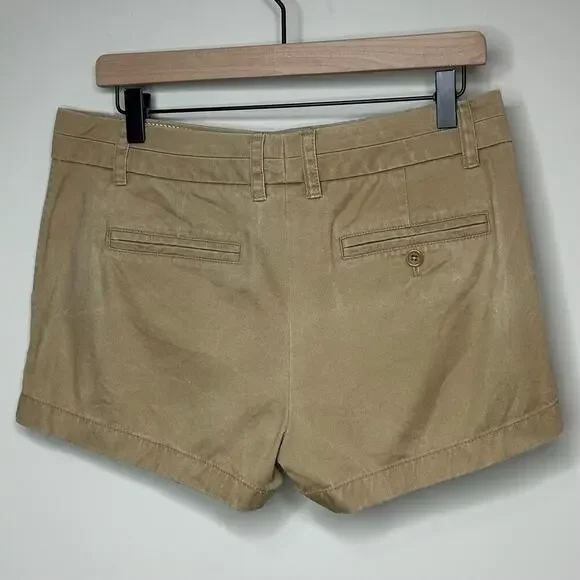 J.Crew Tan Chino Shorts Size 6 - Picture 4 of 4
